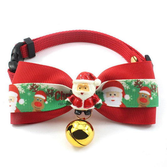 JMT-270794 Cat Neck Strap Bow Tie - Halloween and Christmas Styles in Nylon, Multiple Sizes Available