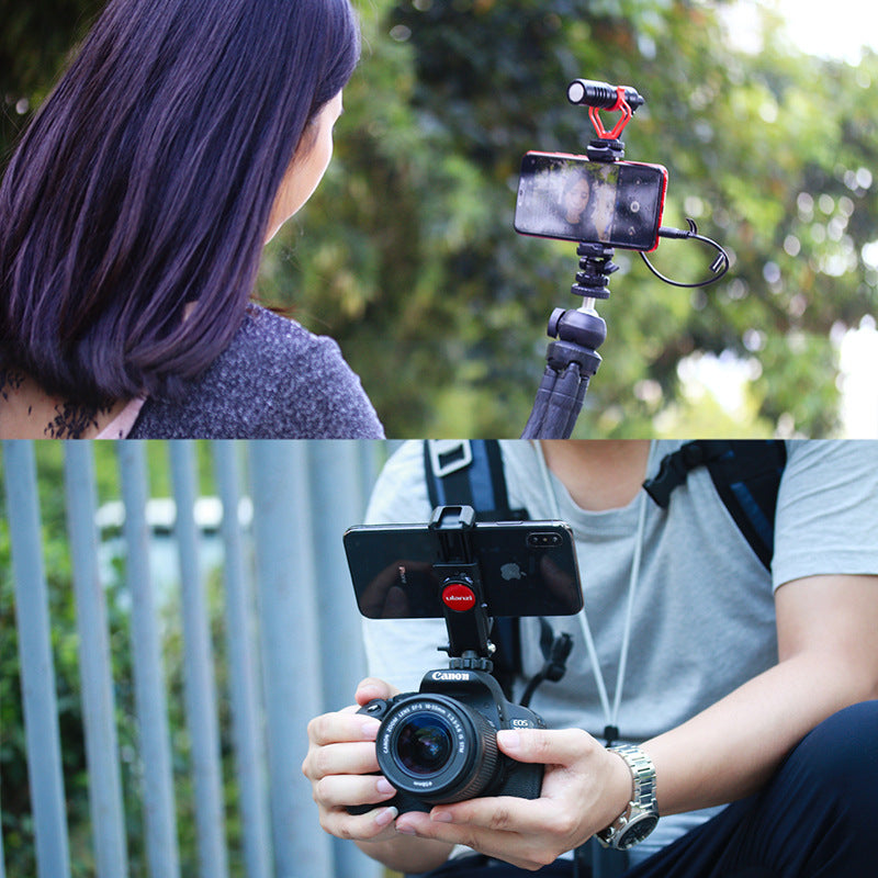 JMT-271306 Adjustable 360-Degree Hot Shoe Mount for Smartphones and Cameras