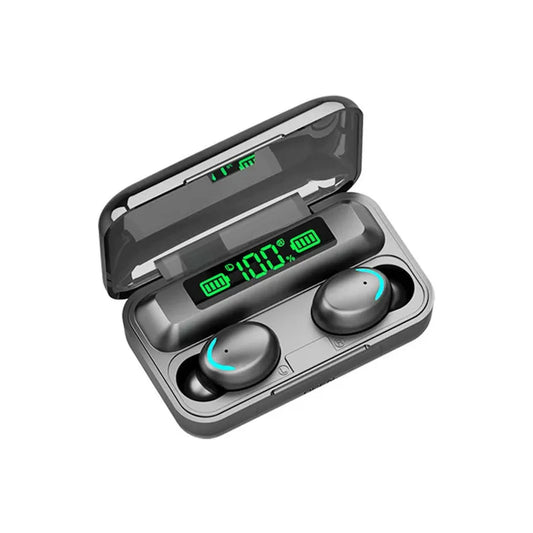 JMT-271626 F9-5 TWS Stereo Waterproof Earbuds with 9D High Fidelity Sound and TFT Display
