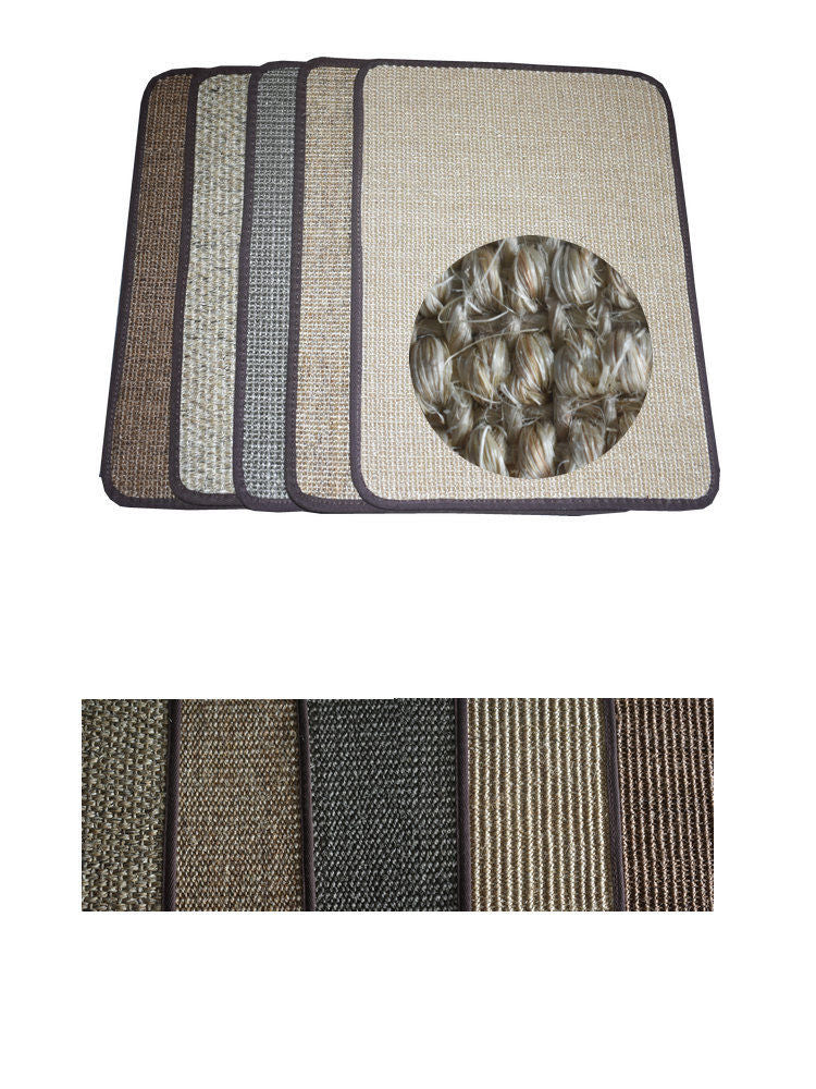 JMT-271754 Durable Sisal Cat Scratch Pad for Sofa Protection - Random Color Selection