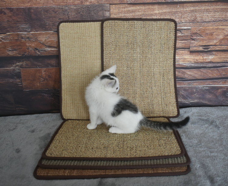 JMT-271754 Durable Sisal Cat Scratch Pad for Sofa Protection - Random Color Selection