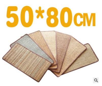 JMT-271754 Durable Sisal Cat Scratch Pad for Sofa Protection - Random Color Selection