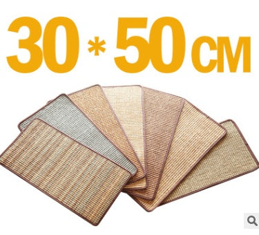 JMT-271754 Durable Sisal Cat Scratch Pad for Sofa Protection - Random Color Selection