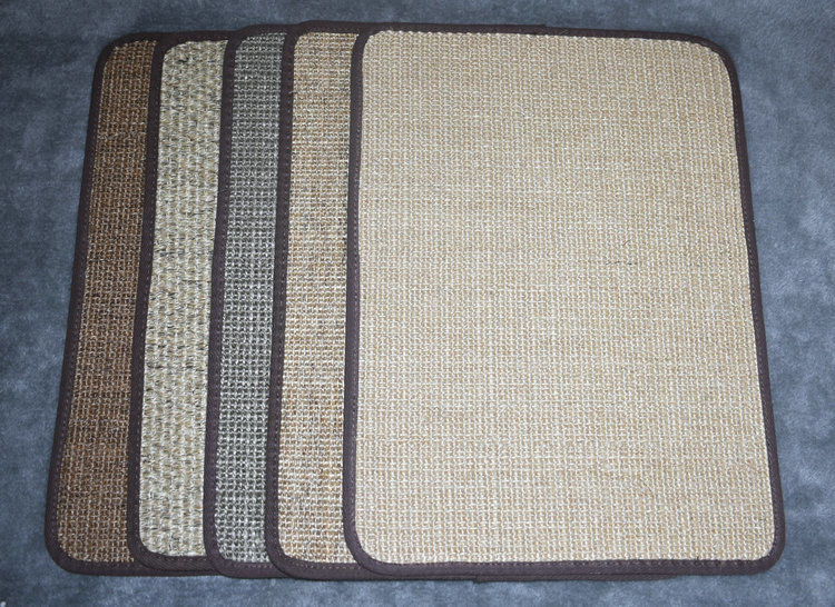 JMT-271754 Durable Sisal Cat Scratch Pad for Sofa Protection - Random Color Selection