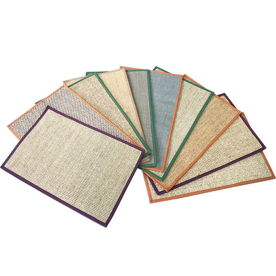 JMT-271754 Durable Sisal Cat Scratch Pad for Sofa Protection - Random Color Selection