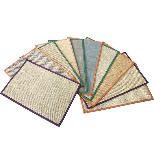 JMT-271754 Durable Sisal Cat Scratch Pad for Sofa Protection - Random Color Selection