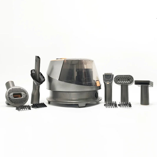 JMT-271754 Multifunctional 6-in-1 Pet Hair Cleaner and Grooming Vacuum Kit