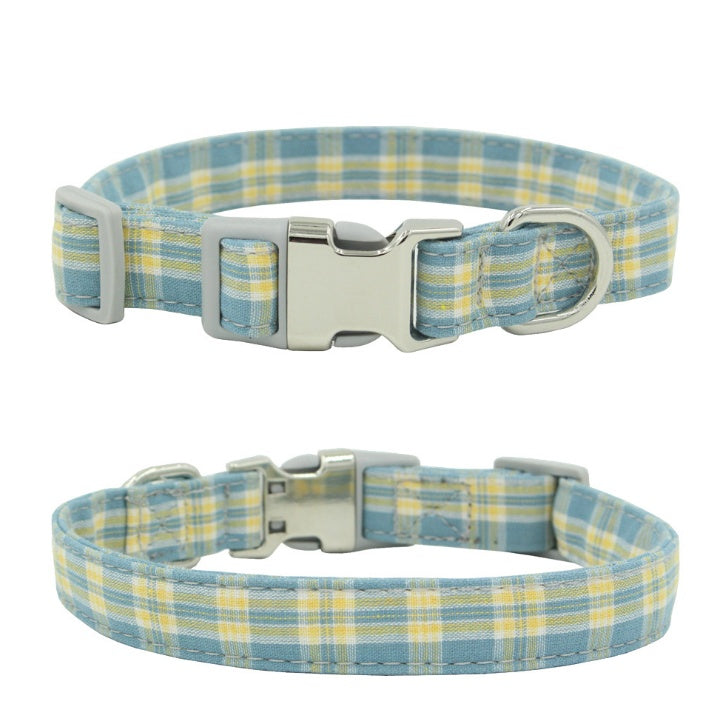 JMT-271946 Comfortable Polyester Flower Pattern Cat Collar with Adjustable Sizing Options