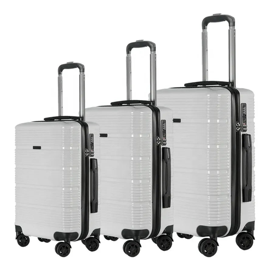 JMT-272010 PC+ABS 4-Wheel Trolley Suitcase Set for Travel - Stylish Luggage Bag Collection
