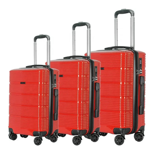 JMT-272010 PC+ABS 4-Wheel Trolley Suitcase Set for Travel - Stylish Luggage Bag Collection