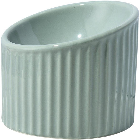 JMT-272266 Elevated Ceramic Cat Bowl Set - Whisker-Friendly, Anti-Vomit Design for Food and Water, Ideal forIndoor Cats and Puppies
