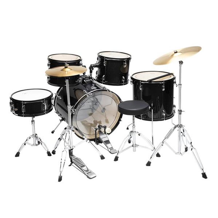 JMT-272330 22in Double-layer Oil Skin Drum with Five Drums and Black Frame
