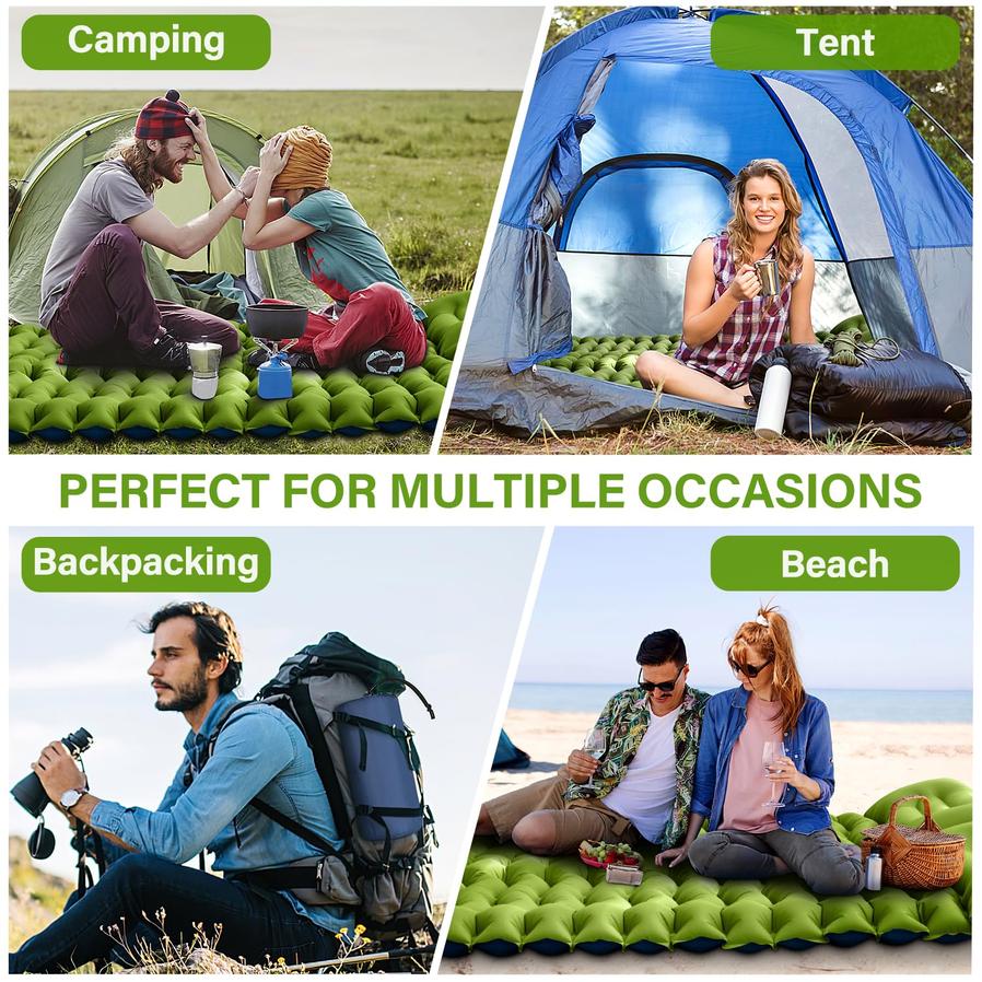 JMT-272330 Double Self-Inflating Camping Mattress - Convenient and Comfortable Outdoor Sleep Solution