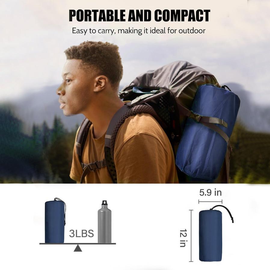 JMT-272330 Double Self-Inflating Camping Mattress - Convenient and Comfortable Outdoor Sleep Solution