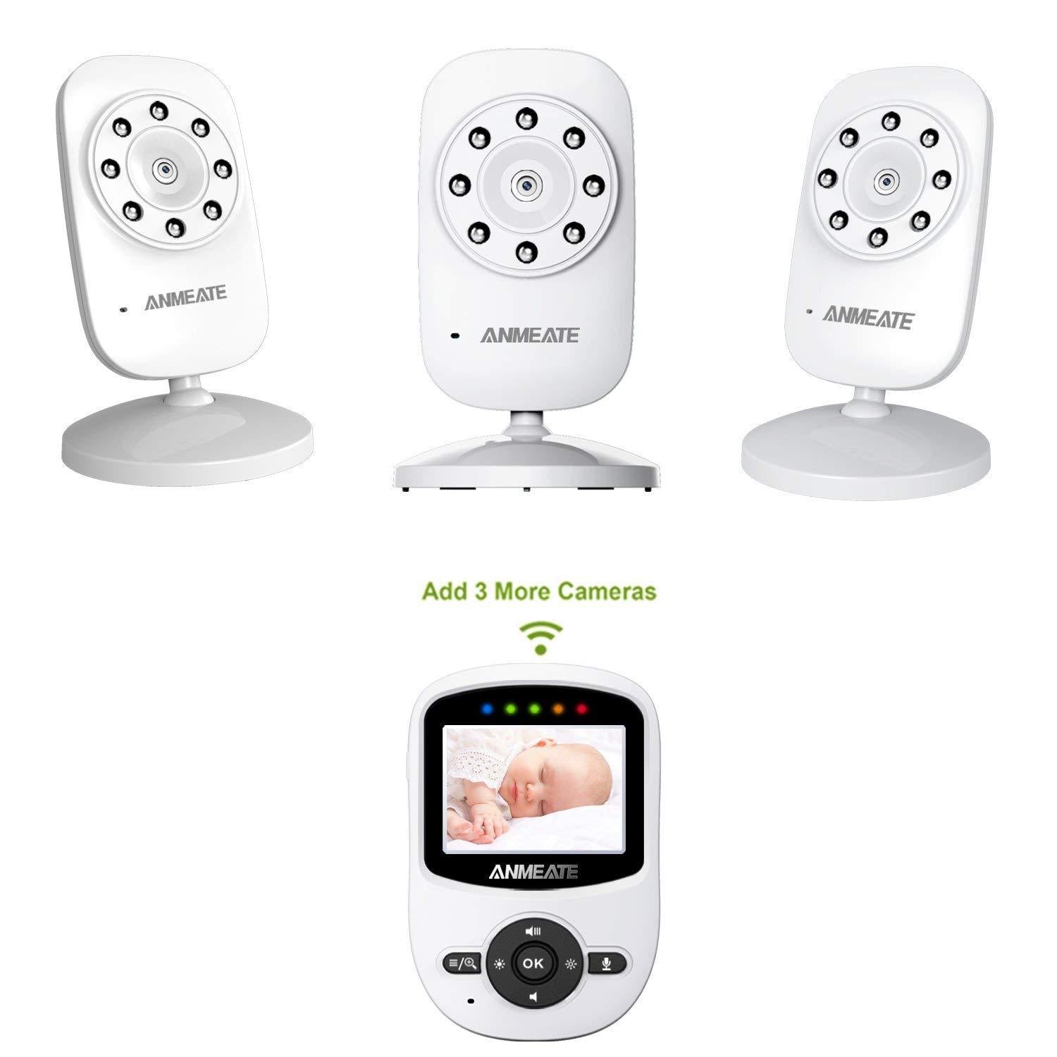JMT-272458 Wireless Video Baby Monitor with Rechargeable Camera and HomePlug Connectivity