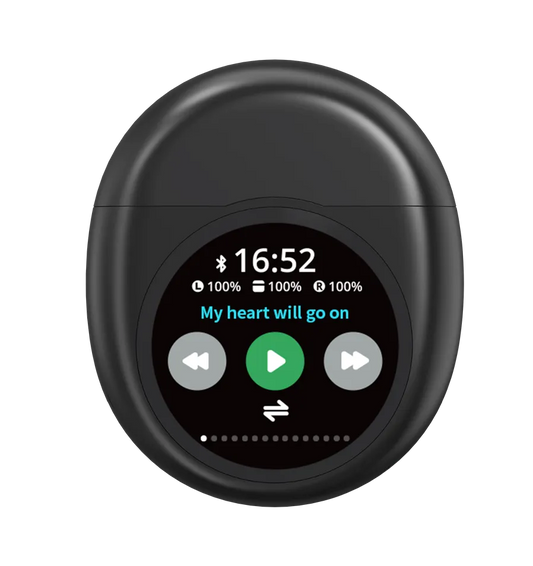 JMT-272458 YX35 Wireless Earbuds with Active Noise Cancellation, Smart Screen, and LED Battery Indicator