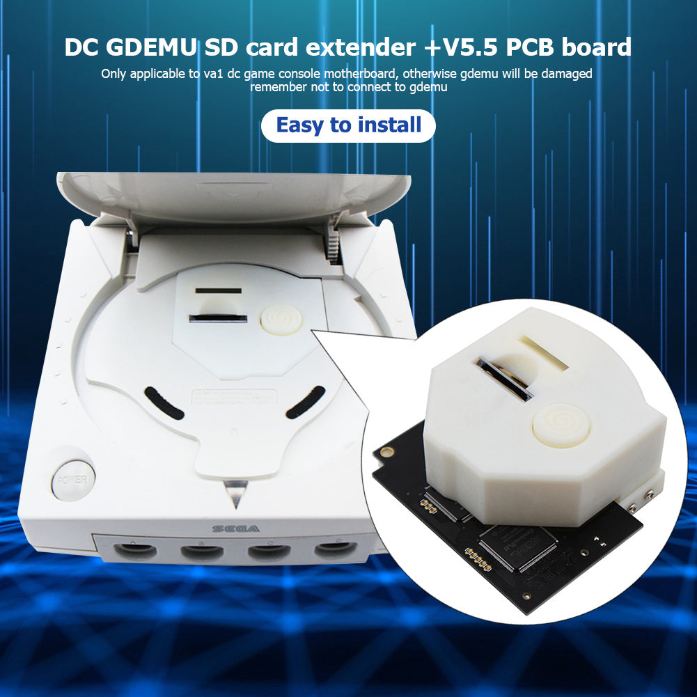 JMT-272778 SD Card Installation Kit Extension Adapter for Game Consoles - White