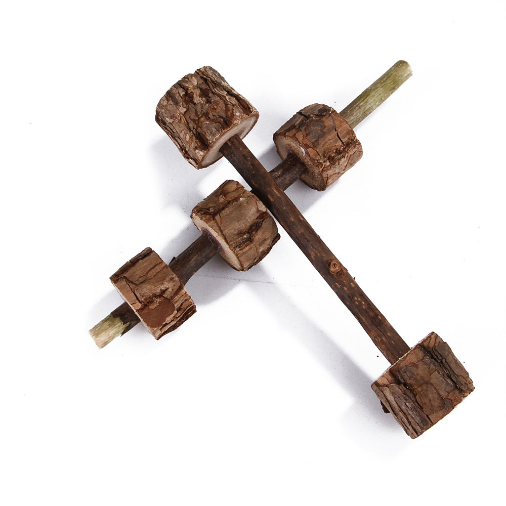 JMT-273674 Creative Cat Toy Dumbbell Chew for Teeth Cleaning and Fun