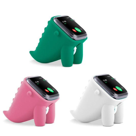JMT-273930 Apple Watch Charging Stand - Compatible Desktop Base for Series S1, S2, S3, S4, S5 - Silicone Material, Multiple Colors