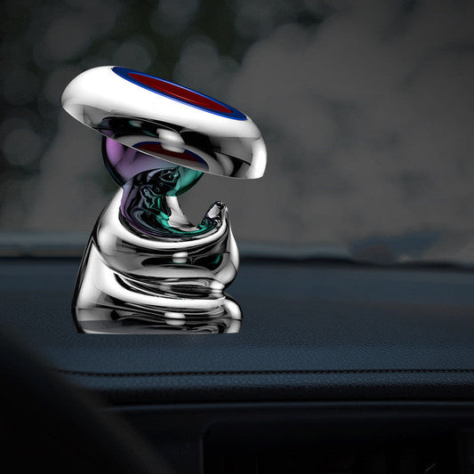 JMT-274442 Rotating Magnetic Holder for Meditation, Compatible with All Phones - Space Silver, Tyrant Gold, Wisdom Black