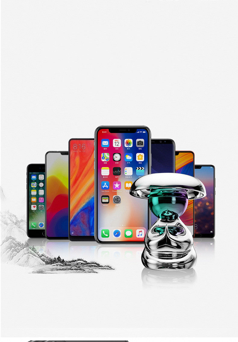 JMT-274442 Rotating Magnetic Holder for Meditation, Compatible with All Phones - Space Silver, Tyrant Gold, Wisdom Black