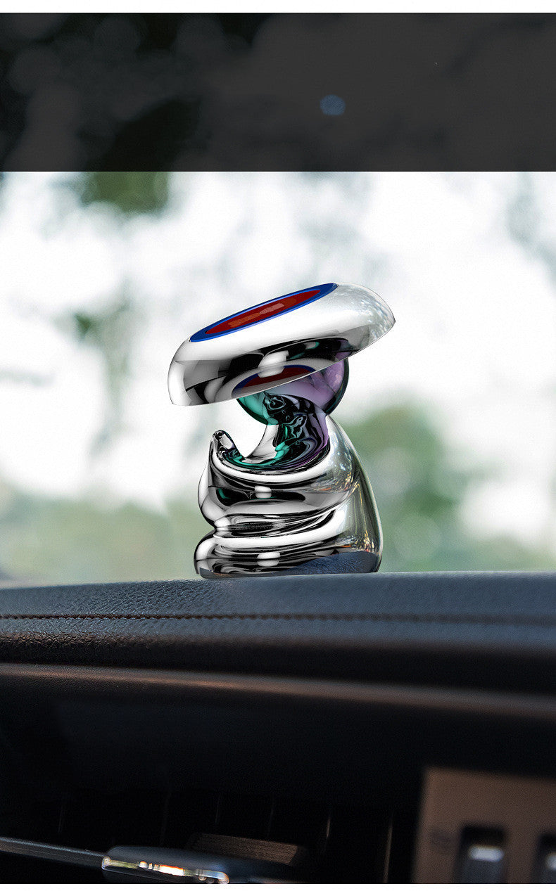 JMT-274442 Rotating Magnetic Holder for Meditation, Compatible with All Phones - Space Silver, Tyrant Gold, Wisdom Black
