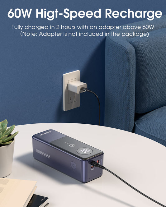 JMT-274762 65W Single-Port USB-C Power Bank for Notebook Charging