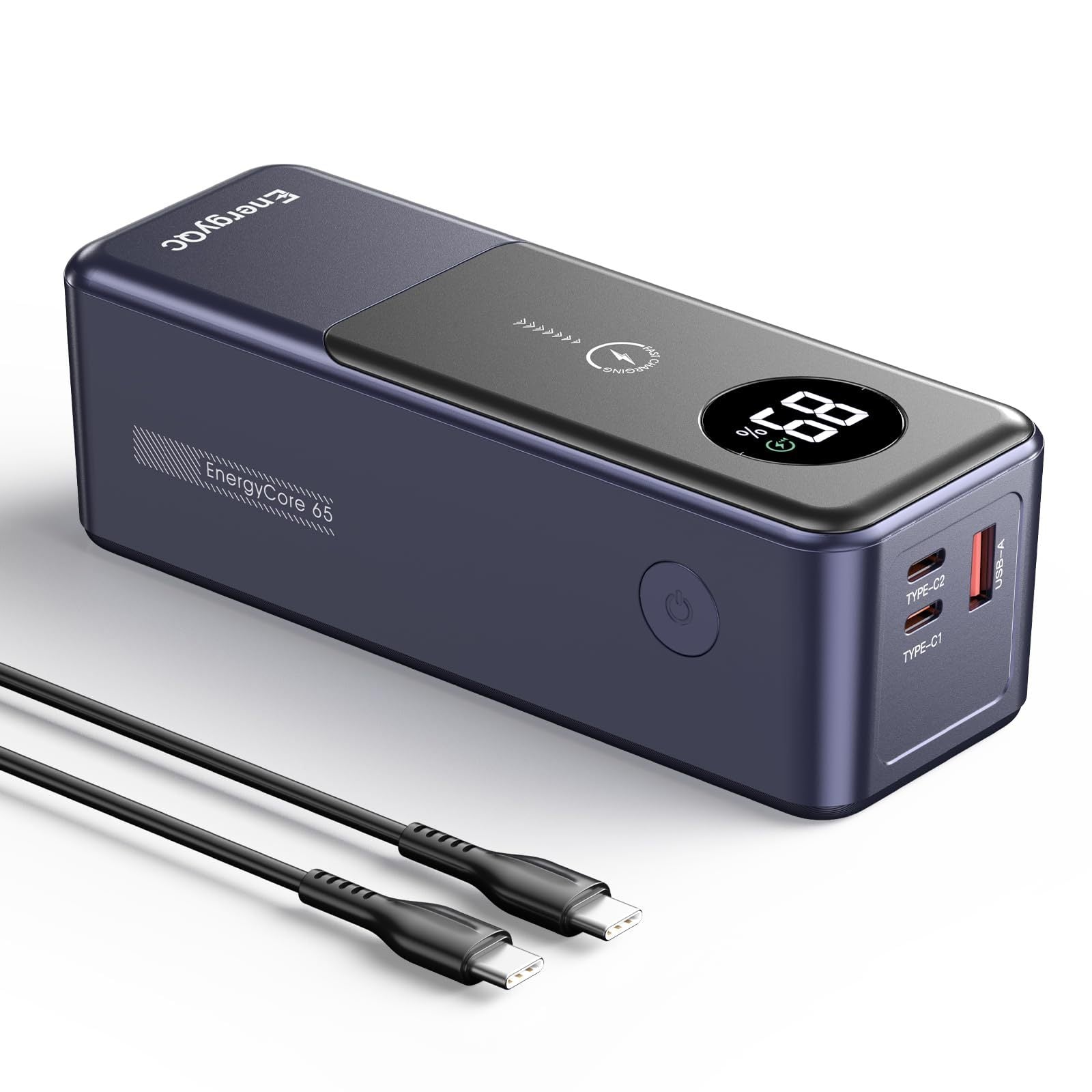 JMT-274762 65W Single-Port USB-C Power Bank for Notebook Charging