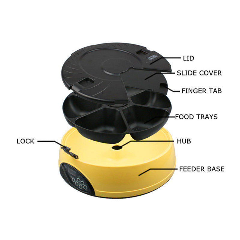 JMT-274762 Automatic Pet Feeder with Programmable Storage and Voice Reminder