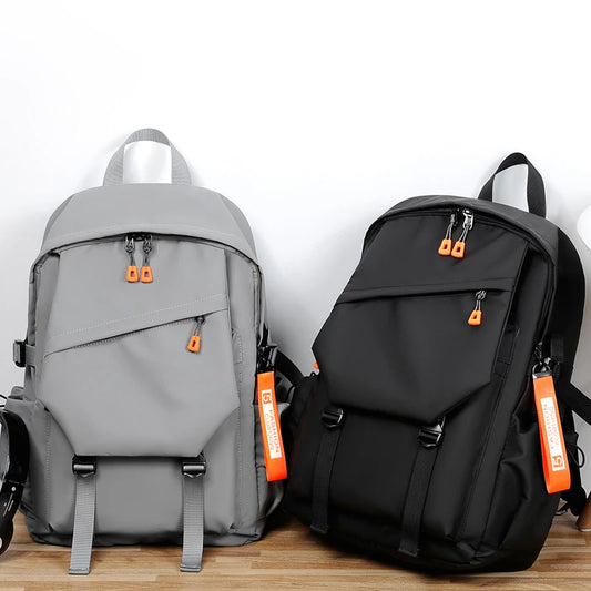 JMT-274762 Large Capacity 17 Inch Polyester Backpack for College and Travel, Ideal School Bag for Men