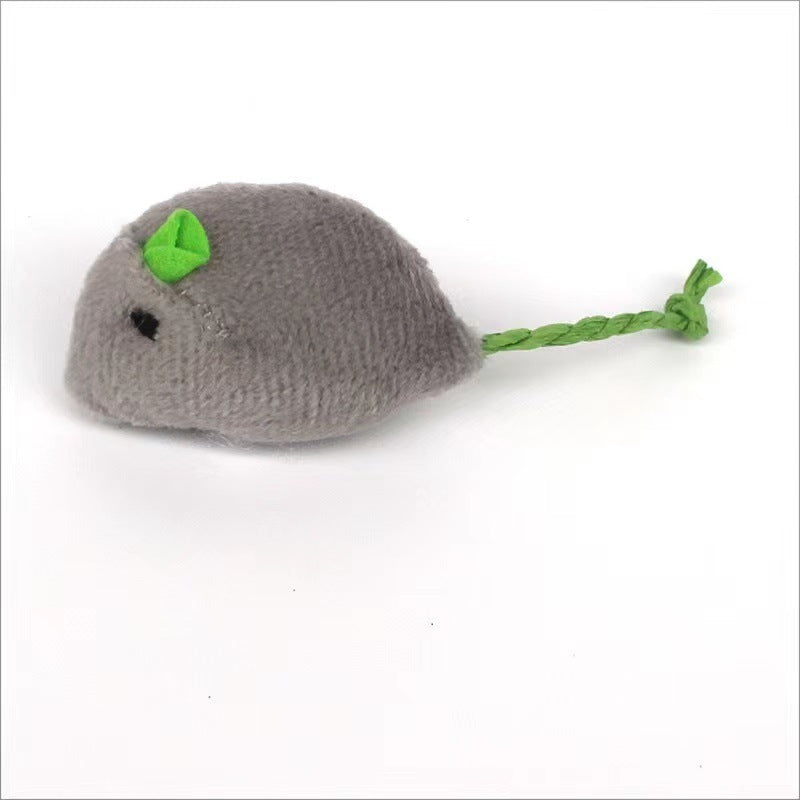 JMT-274890 Interactive Plush Cat Toy - Simulation Little Mouse for Fun and Scratch Resistance, Various Colors Available