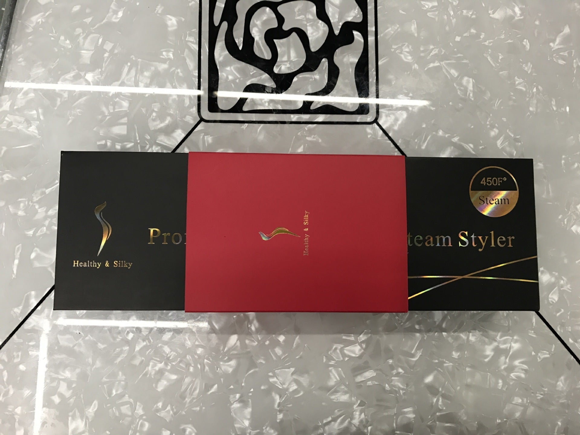 JMT-274890 Steam Hair Straightener with Adjustable Temperature Modes and LED Display