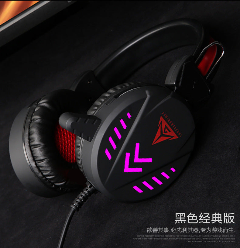 JMT-275082 Heavy Bass Gaming Headset with Built-In Microphone