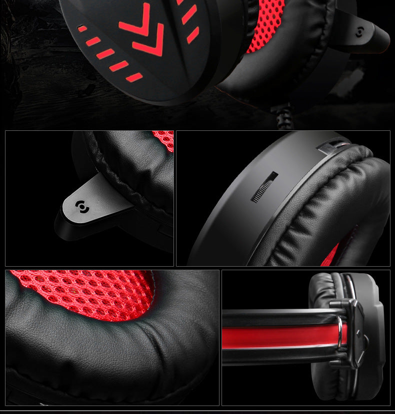 JMT-275082 Heavy Bass Gaming Headset with Built-In Microphone