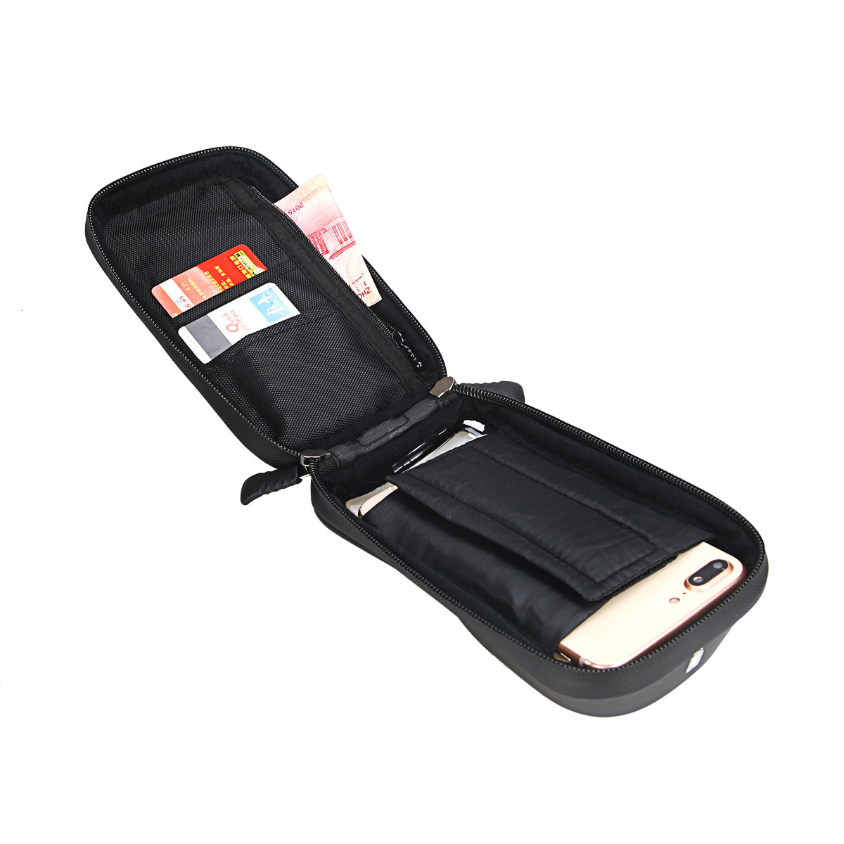 JMT-275274 Bike Saddle Storage Bag for Mobile Phones - Front Beam Mounting Solution