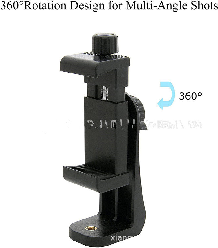 JMT-275594 Adjustable Smartphone Clip Tripod for Live Broadcast and Self-Timer Functions