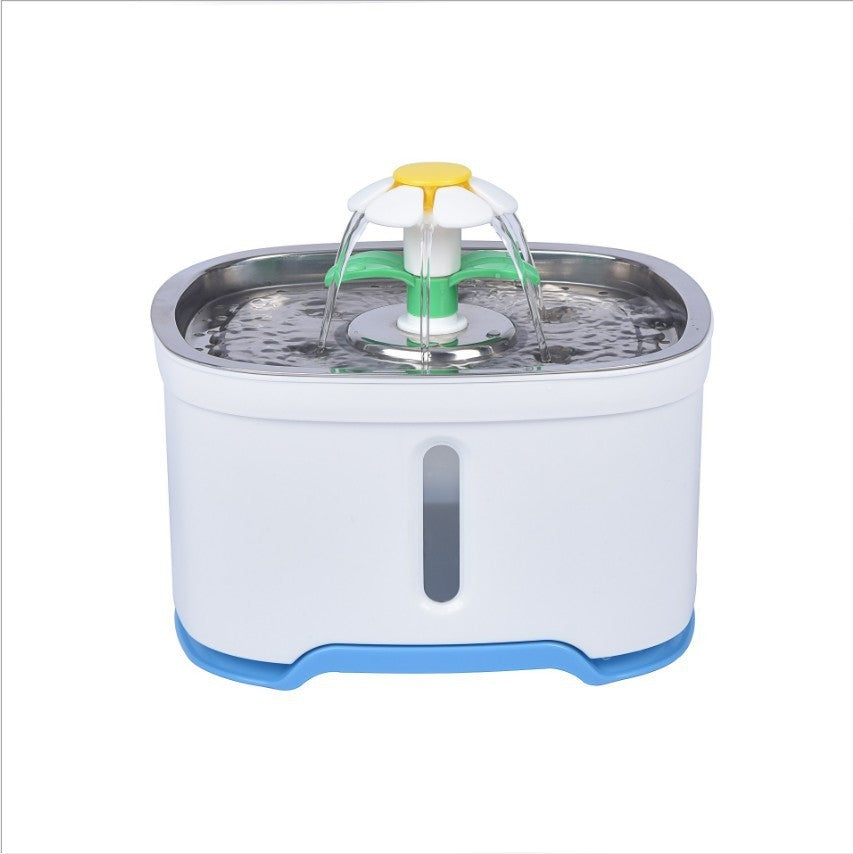 JMT-275914 Pet Electric Circular Water Dispenser 2.5L with USB LED Indicators for Clear Water Monitoring