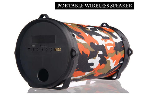 JMT-275914 Portable Bluetooth Speaker with 5W Output, Built-in Lithium Battery, and FM Radio – Multiple Colors Available