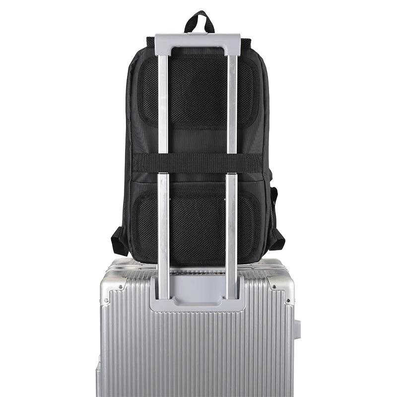 JMT-275914 Stylish 17-Inch Laptop Backpack for Students - Durable PE Film Design, Ideal for School and Travel