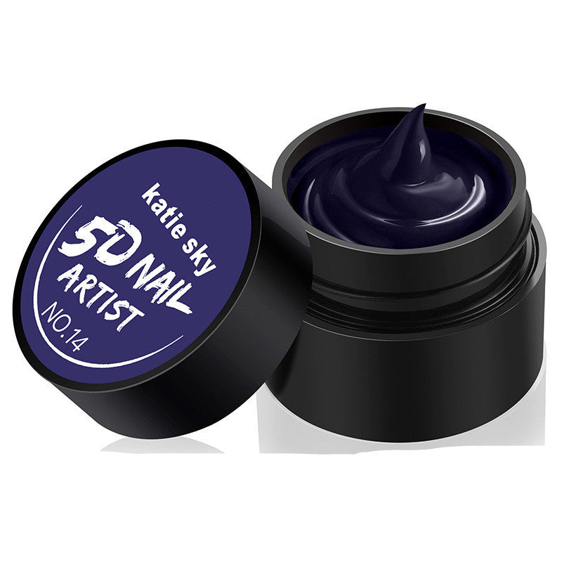 JMT-276042 5D Three-Dimensional Phototherapy Nail Glue – Liquid Resin in 14 Colors, 4g