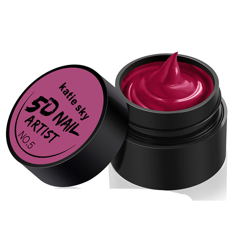 JMT-276042 5D Three-Dimensional Phototherapy Nail Glue – Liquid Resin in 14 Colors, 4g