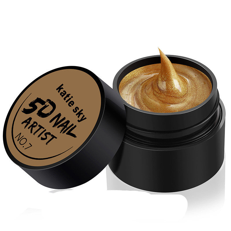 JMT-276042 5D Three-Dimensional Phototherapy Nail Glue – Liquid Resin in 14 Colors, 4g