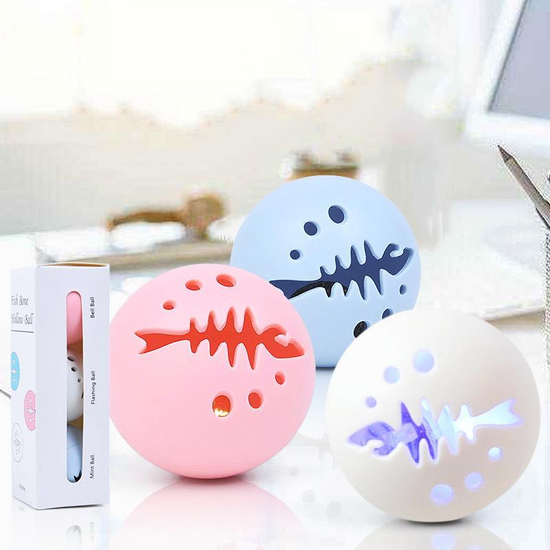 JMT-276042 Interactive Cat Toy Ball Set - Mint, Glitter & Bell Balls (5CM) - Engaging Playtime Fun