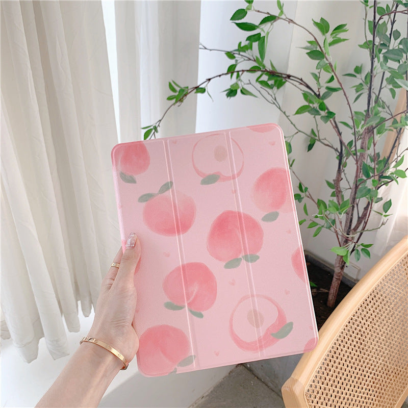 JMT-276426 Anti-Drop Holster Protective Cover for iPad Mini, Air, and Pro Models in Fruit Designs