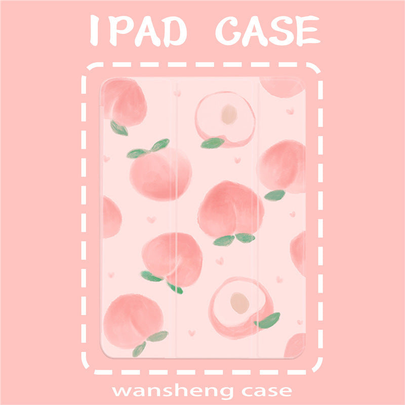 JMT-276426 Anti-Drop Holster Protective Cover for iPad Mini, Air, and Pro Models in Fruit Designs