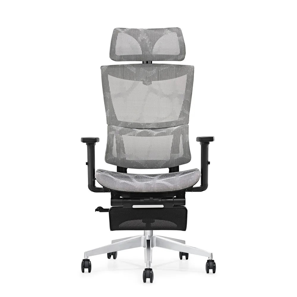 JMT-276490 Ergonomic Mesh Swivel Chair with Footrest for Home Office and Gaming