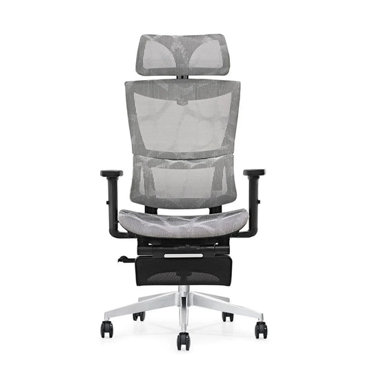 JMT-276490 Ergonomic Mesh Swivel Chair with Footrest for Home Office and Gaming