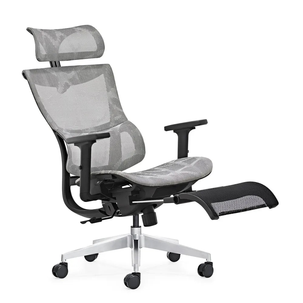 JMT-276490 Ergonomic Mesh Swivel Chair with Footrest for Home Office and Gaming