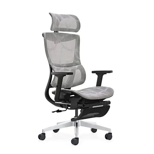 JMT-276490 Ergonomic Mesh Swivel Chair with Footrest for Home Office and Gaming