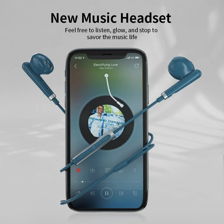 JMT-276554 Wired In-Ear Earphones with 3.5mm Jack, Microphone, and 1.2m Cable for HiFi Sound and Enhanced Bass